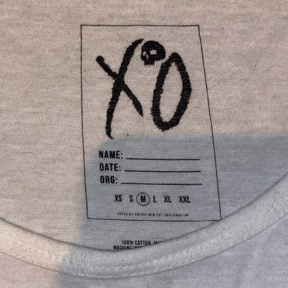 White XO Muscle tee - Picture 2 of 2